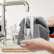 Microfiber Reusable Cleaning Cloth Roll (25x25cm · 20s/roll)