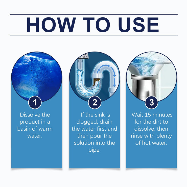 Kitchen Drain Foamer Tabs