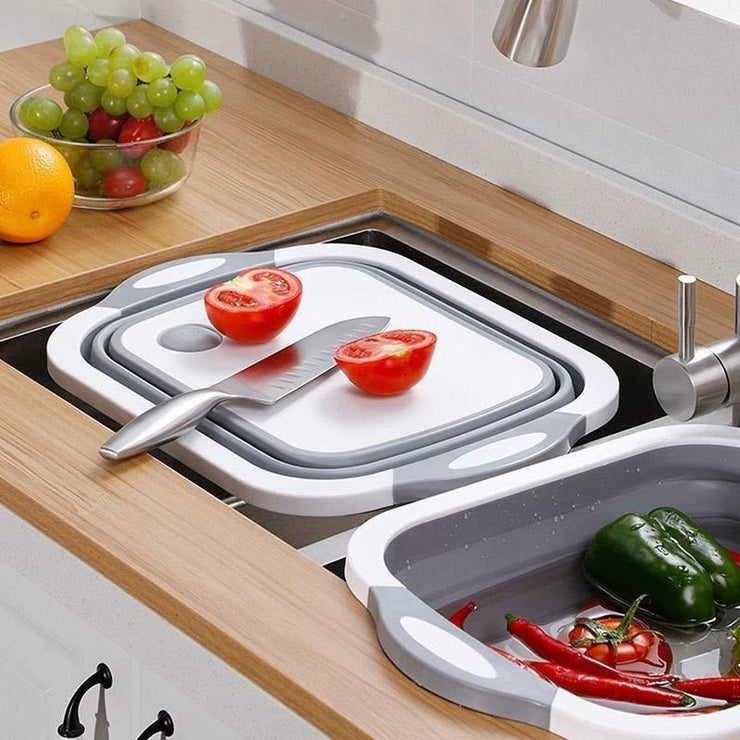 3-in-1 Multifunctional Folding Sink Cutting Board