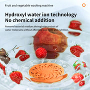 Wireless Fruit & Veg Cleaner | 99.9% Pesticide Removal